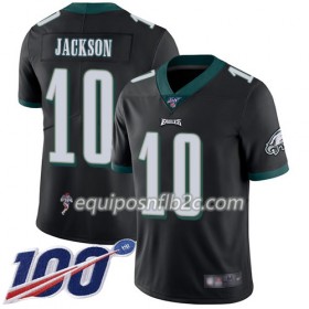 Camiseta Hombre NFL Philadelphia Eagles DeSean Jackson 10 Nike Negro 100th